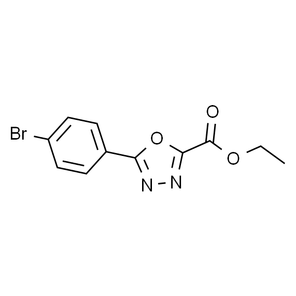 Ethyl5-(4-bromophenyl)-1,3,4-oxadiazole-2-carboxylate