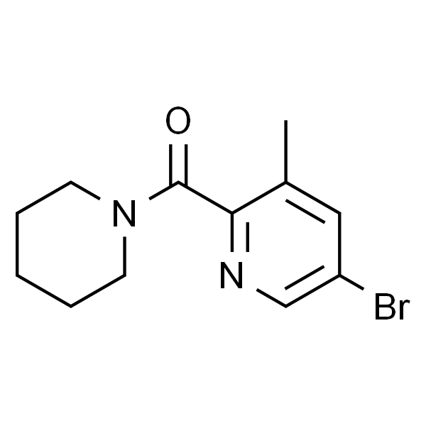 5-BROMO-3-METHYL-2-[(PIPERIDIN-1-YL)CARBONYL]PYRIDINE