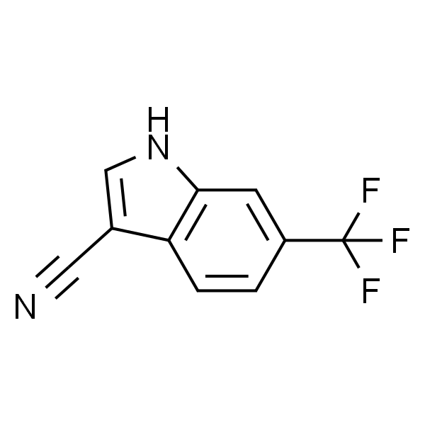 6-(Trifluoromethyl)-1H-indole-3-carbonitrile