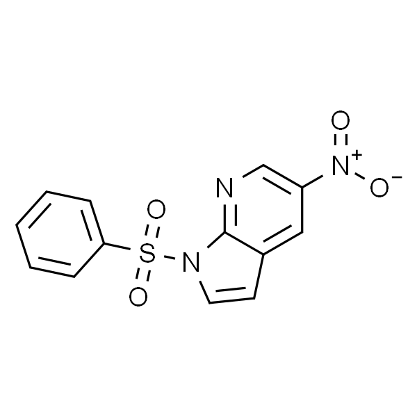 1H-Pyrrolo[2,3-b]pyridine, 5-nitro-1-(phenylsulfonyl)-