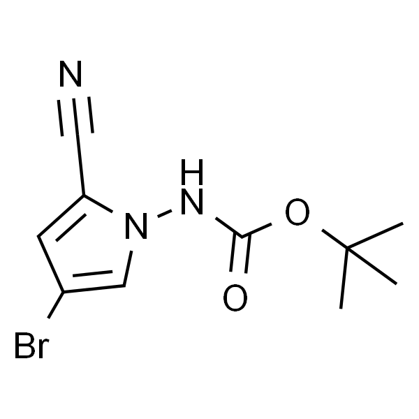 tert-Butyl (4-bromo-2-cyano-1H-pyrrol-1-yl)carbamate