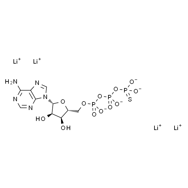 Adenosine 5'-[gamma-thio]triphosphate tetralithium salt >=75%, powder