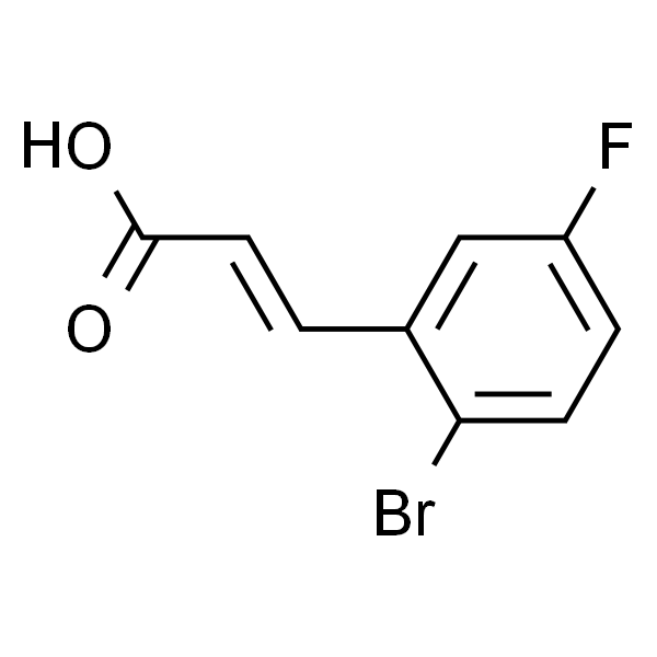 (2E)-3-(2-Bromo-5-fluorophenyl)-2-propenoic acid