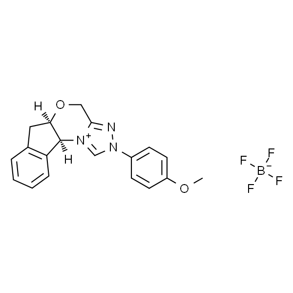 (5aR,10bS)-5a,10b-Dihydro-2-(4-methoxyphenyl)-4H,6H-indeno[2,1-b][1,2,4]triazolo[4,3-d][1,4]oxazinium Tetrafluoroborate