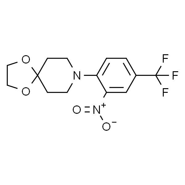 8-(2-Nitro-4-(trifluoromethyl)phenyl)-1,4-dioxa-8-azaspiro[4.5]decane