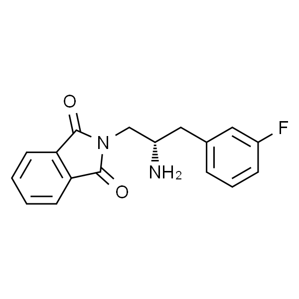 2-[(2S)-2-Amino-3-(3-fluorophenyl)propyl]-1H-isoindole-1,3(2H)-dione