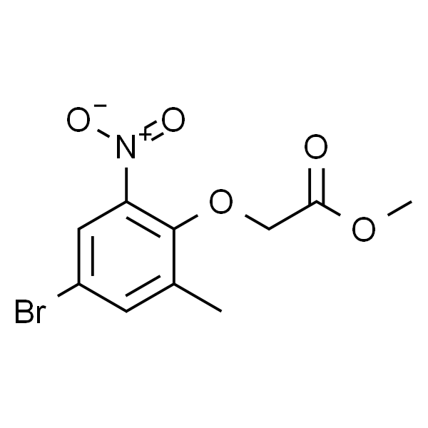 methyl2-(4-bromo-2-methyl-6-nitrophenoxy)acetate