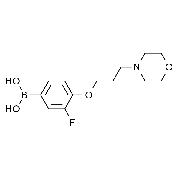 (3-fluoro-4-(3-morpholinopropoxy)phenyl)boronic acid