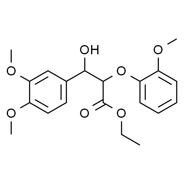 ethyl3-(3,4-dimethoxyphenyl)-3-hydroxy-2-(2-methoxyphenoxy)propanoate