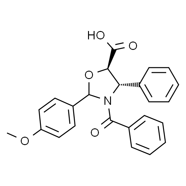 (4S,5R)-3-Benzoyl-2-(4-methoxyphenyl)-4-phenyloxazolidine-5-carboxylic acid