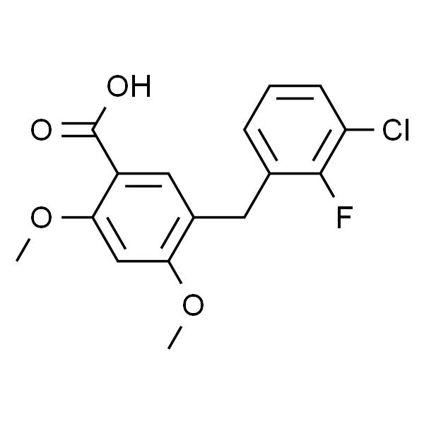 5-(3-chloro-2-fluorobenzyl)-2,4-diMethoxybenzoic acid