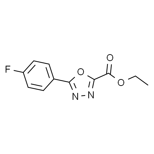 Ethyl 5-(4-fluorophenyl)-1,3,4-oxadiazole-2-carboxylate