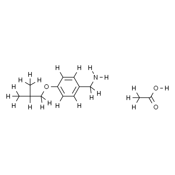 4-(2-Methylpropoxy)benzenemethanamine acetate (1:1)