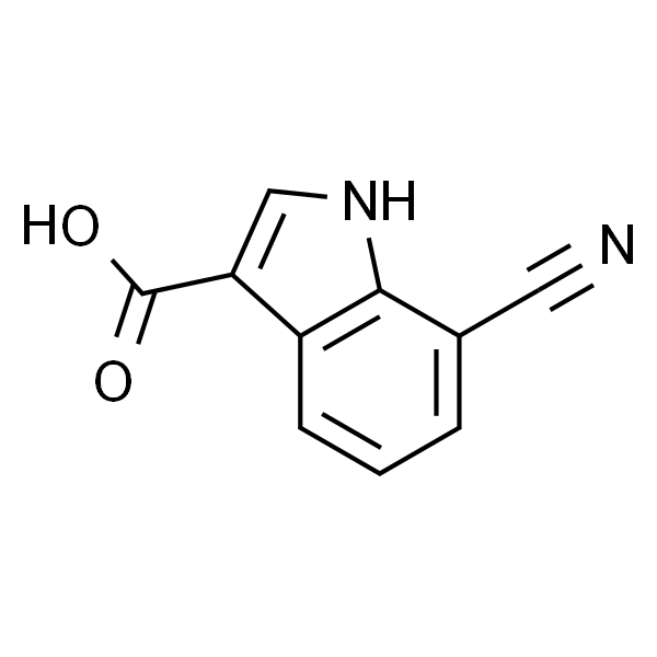 1H-Indole-3-carboxylic  acid,  7-cyano-