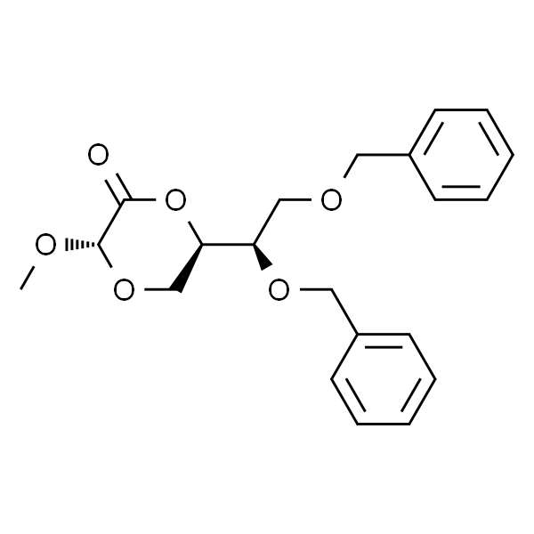 1,4-Dioxan-2-one, 6-[(1R)-1,2-bis(phenylmethoxy)ethyl]-3-methoxy-, (3S,6R)-